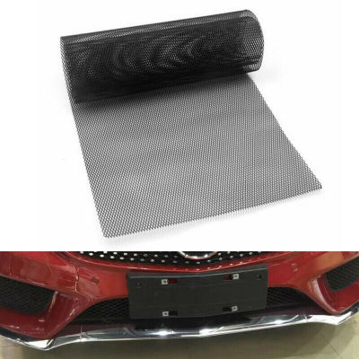 40X13 Inch Universal Car Grille Mesh Metal Car Grille Mesh Sheet Grid Rhombic Grill Mesh Hole 8X16mm