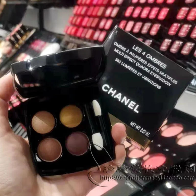 Authentic Authorization】Chanel Chanel 2021 Christmas Limited N°5 Water Four-color  Eyeshadow Palette 378 382 Concealer Concealer Cream