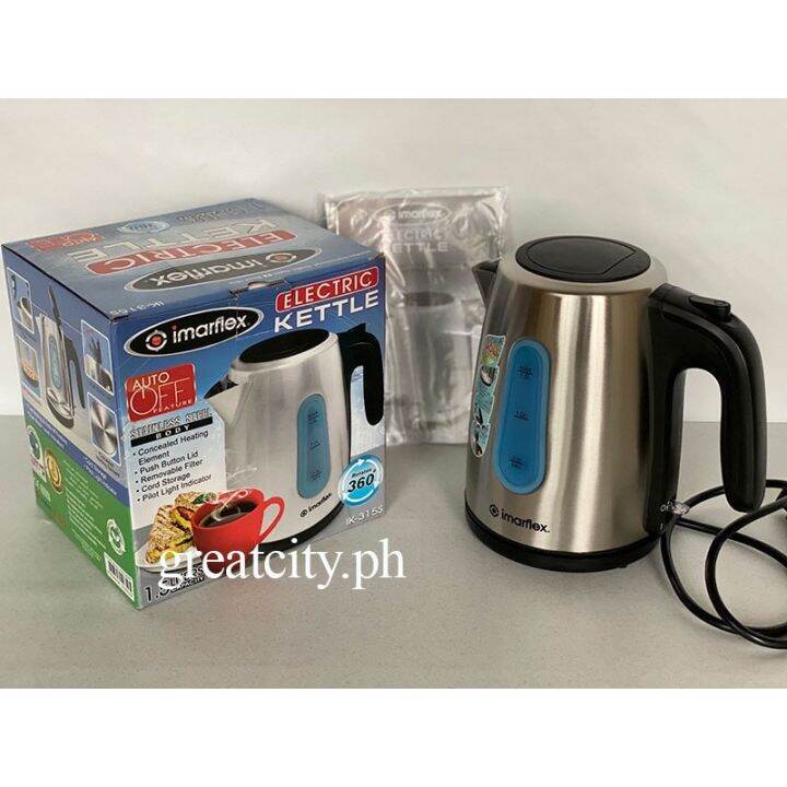 Imarflex Electric Kettle 1.5L Lazada PH