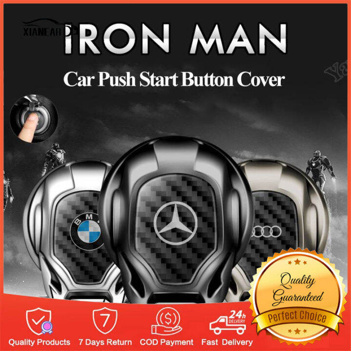【Ready Stock】Car Push Start Button Cover Engine Start Stop Button Cover