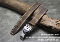 Wholesale 20mm 21mm 22mm Vintage Brown Blue Strap Original Skin Replacement Clock Hand Band Loop Band Bind For Tudor Watch Band