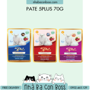 Combo 6 12 Gói Pate 5PLUS PREMIUM Cho Mèo Gói 70g