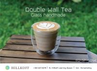 HILLKOFF : Double Wall Glass Coffee Cup ขนาด 350 มิลลิลิตร