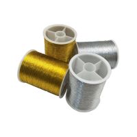 【YD】 Gold/Silver 109 Yards Sewing Machine Threads Polyester for Supplies AA8509