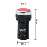 Special Offers 22Mm Economical LA38-11/206A Button Switch Knob Switch Emergency Stop Switch Normal Open + Normal Close