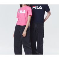 FILA Linear Logo basic Tshirts For Uni 7 color