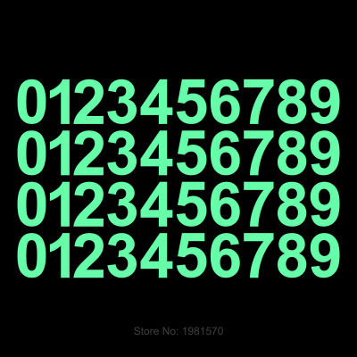 จำนวนสติกเกอร์0ถึง9 DIY อัลบั้ม Handmade Scrapbooking สติกเกอร์ตัวเลขลิ้นชักป้ายแล็ปท็อปรถประตู Wall Switch Numbering สติกเกอร์