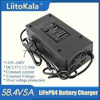 Liitokala 58.4V 5A Charger Smart Suitable For 16S 51.2V Outdoor Lifepo4 Battery Electric Car Safe And Stable 58.4V 5A