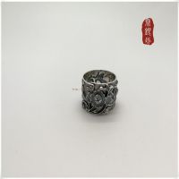 Manual original s925 pure silver ring female temperament elegant simplicity the stylish peony silver ring —D0517