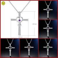 New 925 Inlaid Moissanite Pendant Necklace