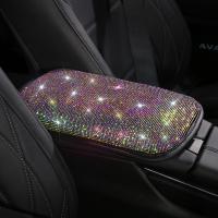 Car Armrest Cover Pad Bling Center Console Protective Cover Women Car Interior Accessory