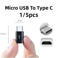 15ชิ้น Micro USB หญิง USB C ชายอะแดปเตอร์สนับสนุนค่าใช้จ่ายซิงค์ข้อมูลอย่างรวดเร็วชาร์จเชื่อมต่อศัพท์มือถืออะแดปเตอร์อุปกรณ์เสริม