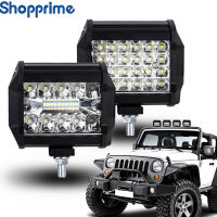 WatchCWwartED Panel LED Bar 4 Inch LED Light Bar LED Work Light Combo Beam for Car Tractor Boat OffRoad 4x4 Truck SUV A.