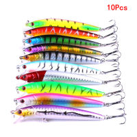 ?dgheg? รุ่นผสมเหยื่อตกปลาชุด minnow Lure Crank baits Tackle TREBLE hooks Kit