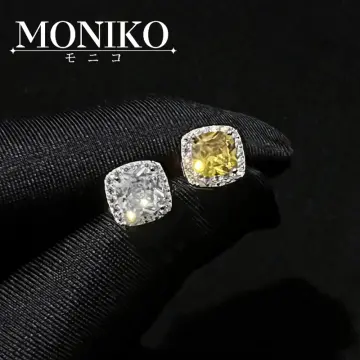 Mens Yellow Diamond Stud Earring 0.25ct 14K Yellow Gold 801994