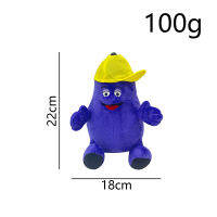 【Hot sales】 รุ่นใหม่ข้ามพรมแดน GRIMACE Yellow Hat ตุ๊กตาของเล่นตุ๊กตามะเขือยาวพร้อมหมวก