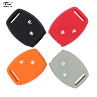 ✗ DANDKEY Sport Style Silicone Car Key Case Cover For Honda CIVIC JAZZ Pilot Accord CR-V Car Styling Fob 2 Buttons