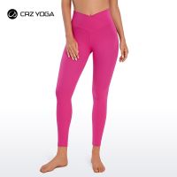 【CC】♞  CRZ YOGA Womens Butterluxe Waist Workout Leggings 25 Inches - V Crossover Waisted Gym Athletic