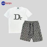 【July hot】 Mens summer t-shirt sports 2023 new European station all-match pure half-sleeved large size casual suit