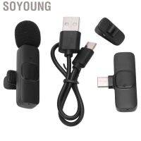 Soyoung Wireless Lavalier Microphone Audio Video Recording Mic for type-C Mobile Phone