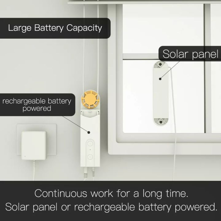 smart-motorized-chain-roller-blinds-shade-shutter-drive-motor-powered-by-solar-panel-and-charger-bluetooth-app-control