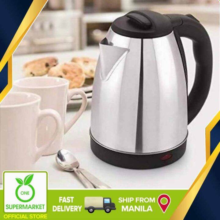 HOT One Supermarket Scarlett Wireless Electric Kettle 1.8L (Silver