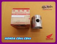 HONDA CB92 CB93 PISTON SET size 0.25 "GENUINE PARTS" #ลูกสูบ รถมอเตอร์ไซค์ ของแท้  ขนาด 0.25