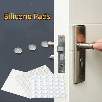 1 Sheet Self Adhesive Buffer Pads Silicone Door Stopper Cabinet Bumpers Shockproof Furniture Anti-crash Pad Wall Protector