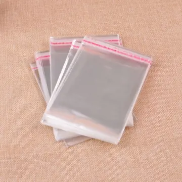 1000PCS 6x8cm opp transparent clear self adhesive seal plastic