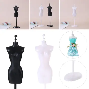 Doll Clothes Holder Dress Mannequin Display Form Mini Model Stand