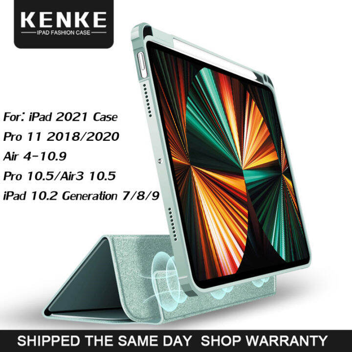 เคส-ipad-ของ-kenke-acrylic-ipad-case-เคสไอแพด-ถาดใส่ปากกาขวา-พร้อมถาดใส่ปากกา-for-ipad-10-2-ipad-7-th-gen-8-th-gen-ipad-air-4-2020-air5-2022-ipad-2019-air-3-ipad-pro-10-5-ipad-m2-pro-11-2020-ipad-pro-