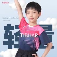 Tibhar 2022 kids children Table tennis clothes sportswear short sleeve Sweater t-shirts ping pong Sport Jerseys top