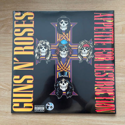 แผ่นเสียง​ Guns N Roses ‎– Appetite For Destruction , Vinyl, LP, Album, Reissue, 180 gram แผ่นเสียงมือหนึ่ง ซีล