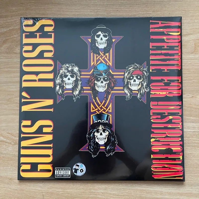 แผ่นเสียง​ Guns N' Roses ‎– Appetite For Destruction , Vinyl, LP