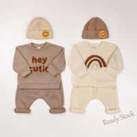 【hot sale】 ■❐❒ C10 Fashion Baby Clothes Set Spring Toddler Baby Boy Girl Casual Tops Sweater Loose Trouser 2pcs Newborn Baby Boy Clothing Outfits