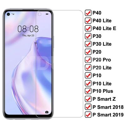 ฟิล์มป้องกันการแตก9ชม.,Huawei P30กระจกนิรภัยสำหรับ P40ไลท์อีแผ่นกรองแสง P20โปร P10พลัสพีสมาร์ท Z 2019