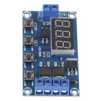 รีเลย์หน่วงเวลา MOS คู่ดิจิตอลสำหรับทุกเวลา ZXC ฮ่าฮ่า Qet DC 6-30V แผงวงจรโมดูลสวิตซ์