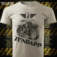 Zundapp Motorcycle Tshirt Mens Retro Moto Shirt