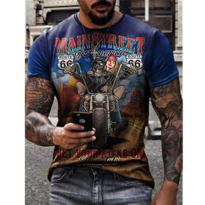 new-summer-men-t-shirt-3d-car-highway-motorcycle-biker-hip-hop-tshirt-tee-top-oversize-tshirt-for-men-vintage-clothes-streetwear