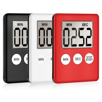 Magnet Kitchen Timer Electronic LCD Digital Screen Cooking Count Up Countdown Clock Alarm Sleep Stopwatch Clocks Kitchen Gadget