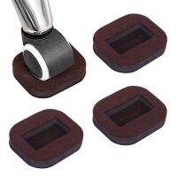 【hot】♞  Felt Cups Floor Protectors Office Bed Wheels Stopper Prevents Scratches Wood