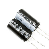 5ชิ้นตัวเก็บประจุแบบอิเล็กโทรไลติก21x32mm ไต้หวัน LELON 100V 470Uf