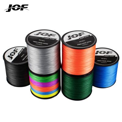 （A Decent035）JOF 300M Braided PE Fishing Line Super Strong 4 Strands Fish Wire For Sea Carp Brand Rope Cord Peche