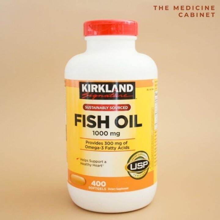 Kirkland Omega 3 Fish Oil (1000mg) 400 Softgels | Lazada PH