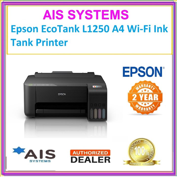 Epson Ecotank L1250 A4 Wi Fi Ink Tank Printer Lazada Singapore 0582