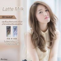 Berina Hair Color Cream สูตรสีช็อคโกแลตอ่อนหม่น#A30+A38