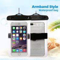 Casing ponsel tas tahan air dengan pita lengan casing penutup ponsel tahan air untuk iPhone 13 12 Pro Max Samsung S21 S20 Plus