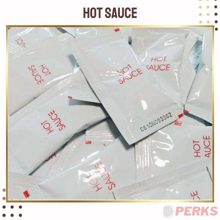 Condiments HOT SAUCE in sachet 100pcs Lazada PH