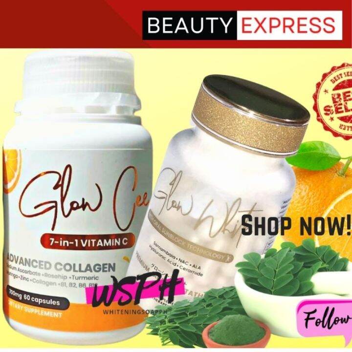 Glow Cee 7in1 Vitamin C with Collagen Glow White Lazada PH