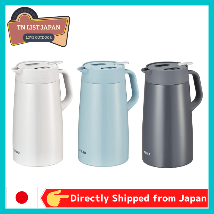 Shipping from Japan】 Tiger thermos thermal/cold tabletop pot 1.6L (dark  gray PWO-A160HD/white PWO-A160W/aqua blue PWO-A160AC), Top Japanese Brand,  Cookware goods, Kitchen & Dining goods , Goods for Kitchen activities, High  quality camp